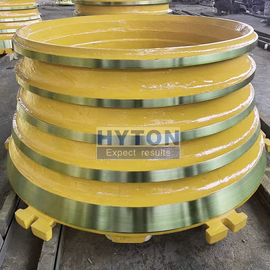 Mining Equipment Crusher Parts Mantle Concave Suit for Gp500