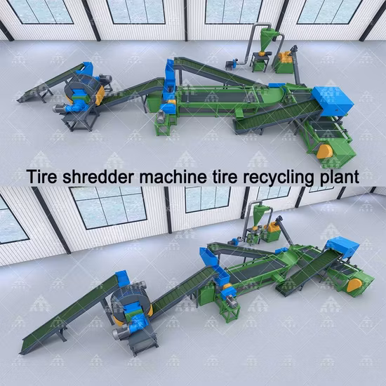 Отходы кузова автомобиля перерабатывают два шредера машины шредера вала Индусртиал