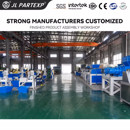 Пластиковый лом ПВХ ПП ПЭ Бутылка для домашних животных Ведро Картонная коробка Древесина Кокосовая шелуха Резиновая шина Жесткий диск Пленка Переработка отходов Дробилка Измельчитель Машина